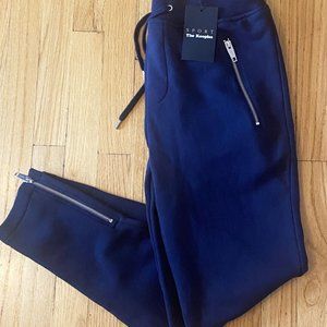 $240 THE KOOPLES TAPERED SLIM FIT JOGGER ZIP PANTS SZ:SM NEW!